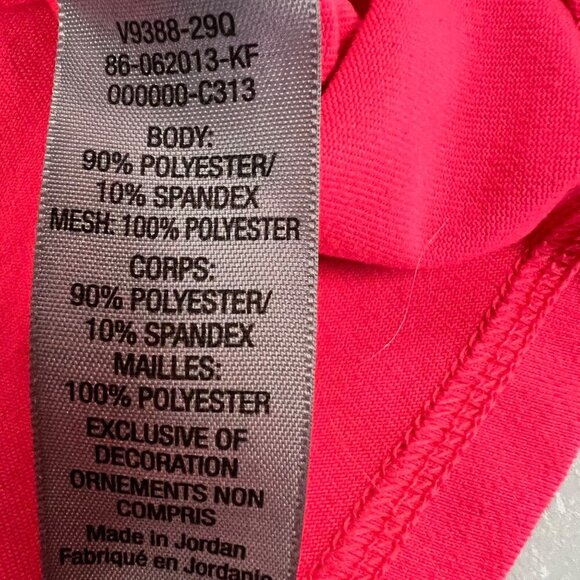 Champion Active Pullover Womens Size Medium Pink 1/4 Zip Collared Long Sleeve - Picture 9 of 9